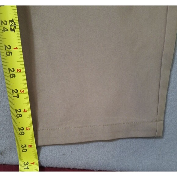 Birdie Bound Golf Pants Men 36x30 Khaki Stretch Performance Flat Front Preppy - Picture 5 of 10